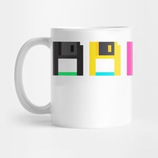 Old school floppies Mug